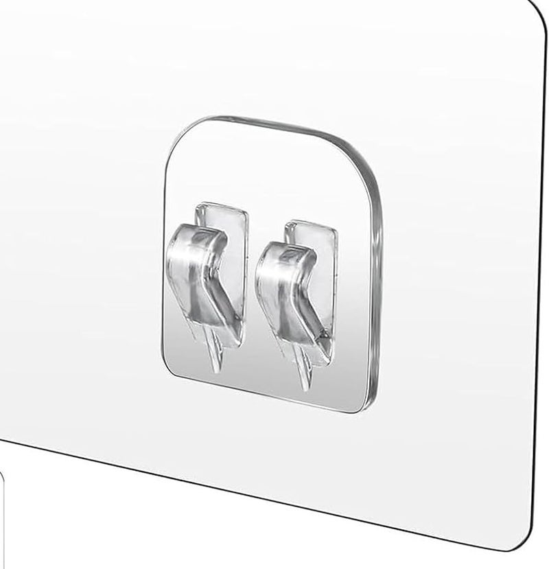 Clear Removable Damage Free Hooks Strong Sticky Backing Holds Pens Notebooks Folders Office Organizers - Image 4
